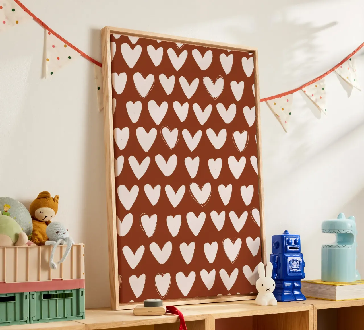 Pattern No 32 tela con Cornice a cassetta da treechild