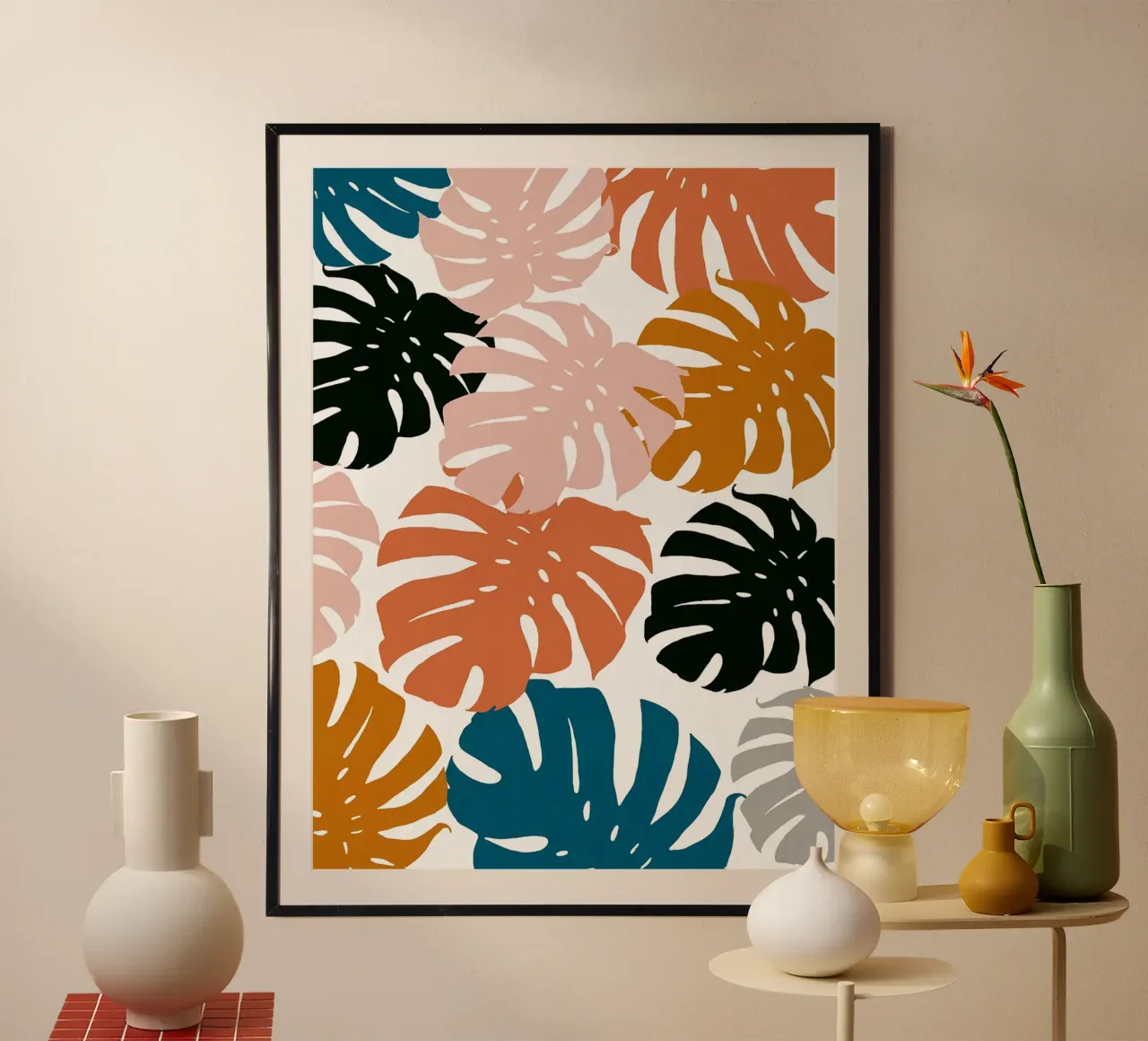 Composizione floreale XIII poster da Leon Franke
