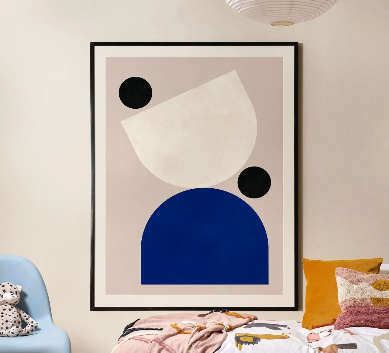 Impresión artística geométrica abstracta poster de Maria Maier