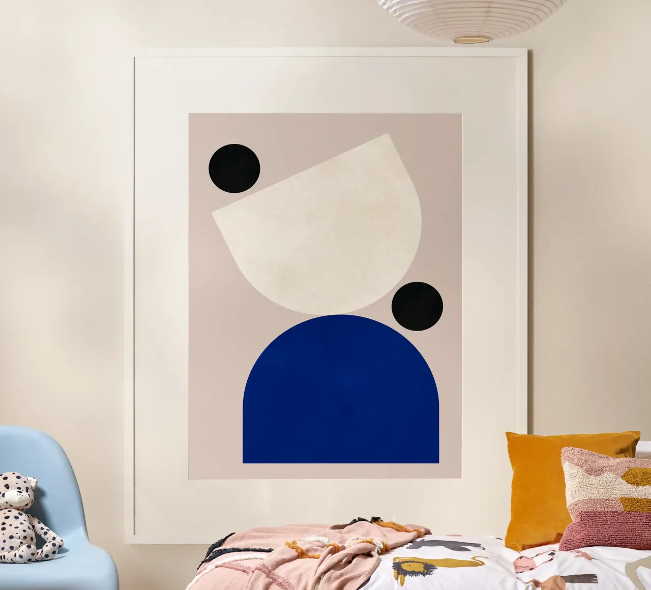 Impresión artística geométrica abstracta poster de Maria Maier