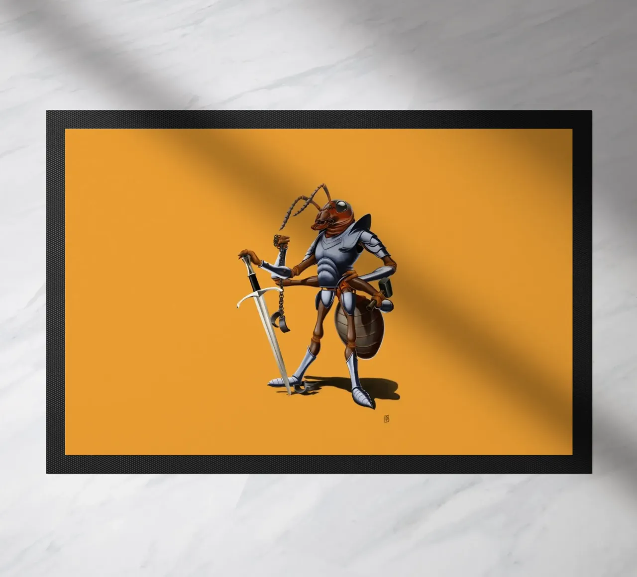 Soldiering On (Coloured) zerbino da Rob Art | Illustration
