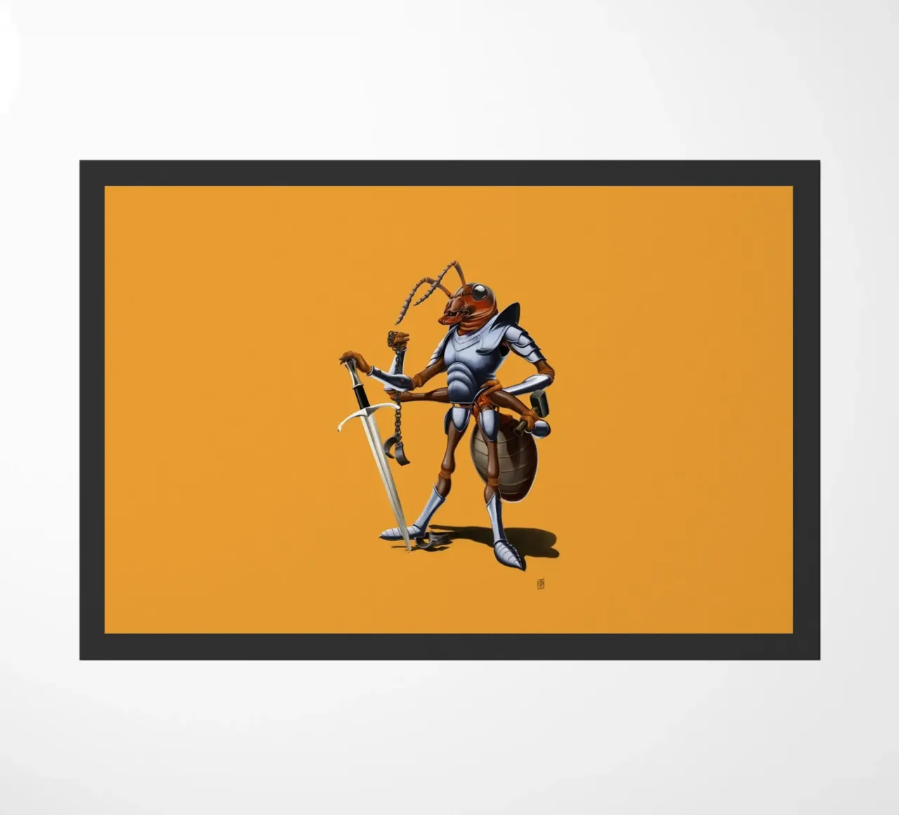 Soldiering On (Coloured) zerbino da Rob Art | Illustration