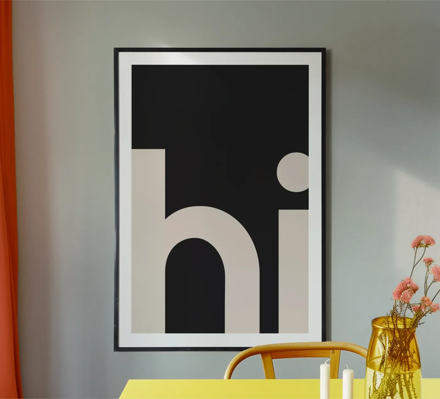 Hi poster by Mottos by Sinan Saydik