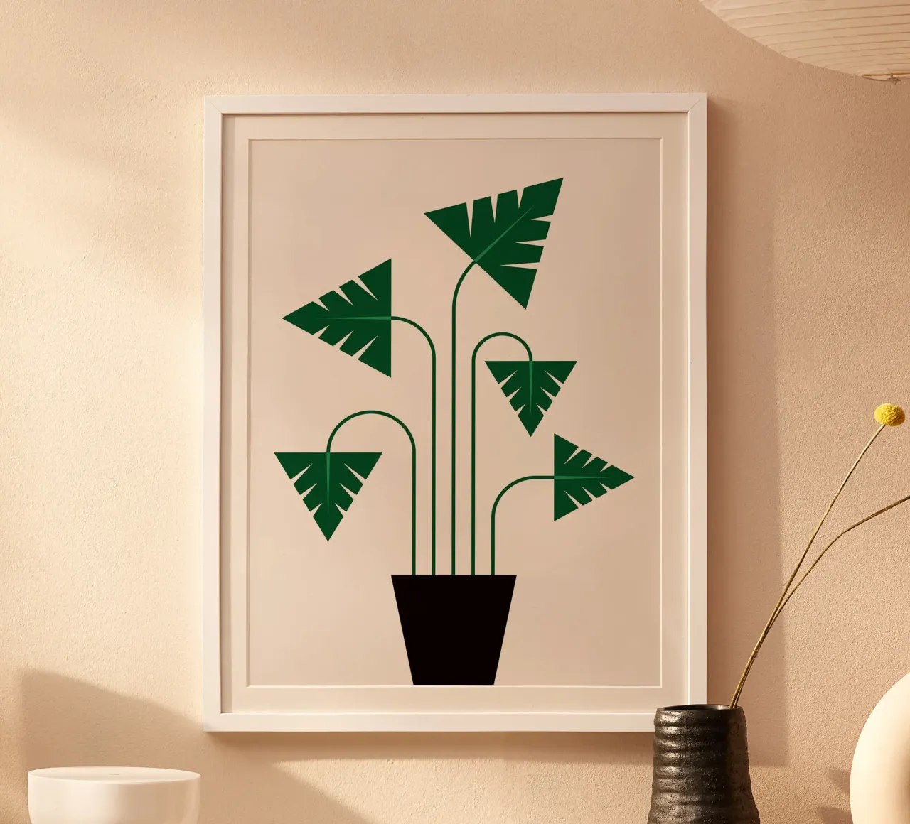 Monstera geometrica poster da Maria Maier