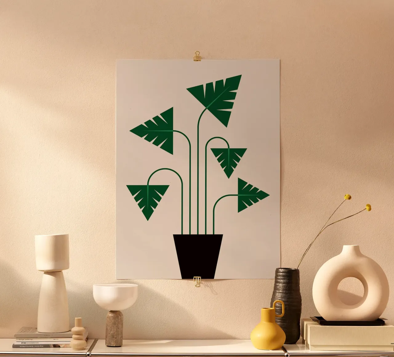 Monstera geometrica poster da Maria Maier
