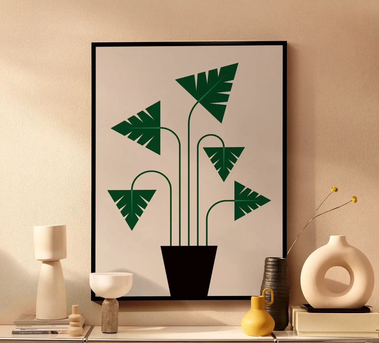Monstera geometrica poster da Maria Maier