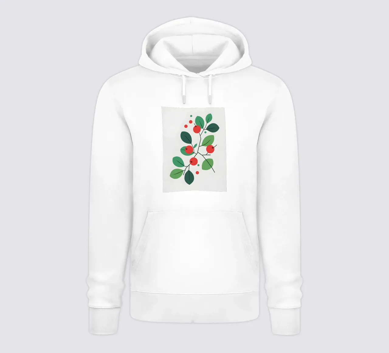 Ramo con bacche felpa con cappuccio da Botanical Gallery