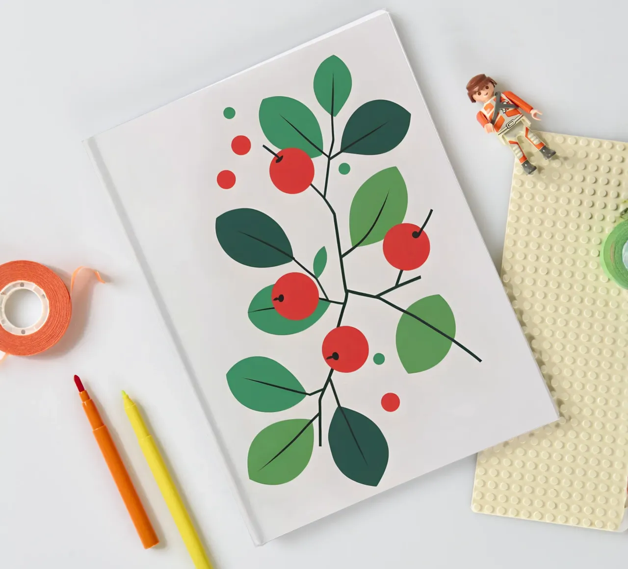 Branch with Berries notebook by Botanical Gallery