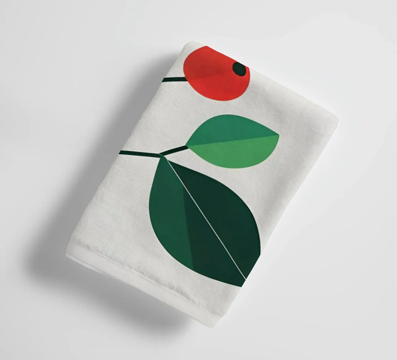 Branch with Berries towel by Botanical Gallery