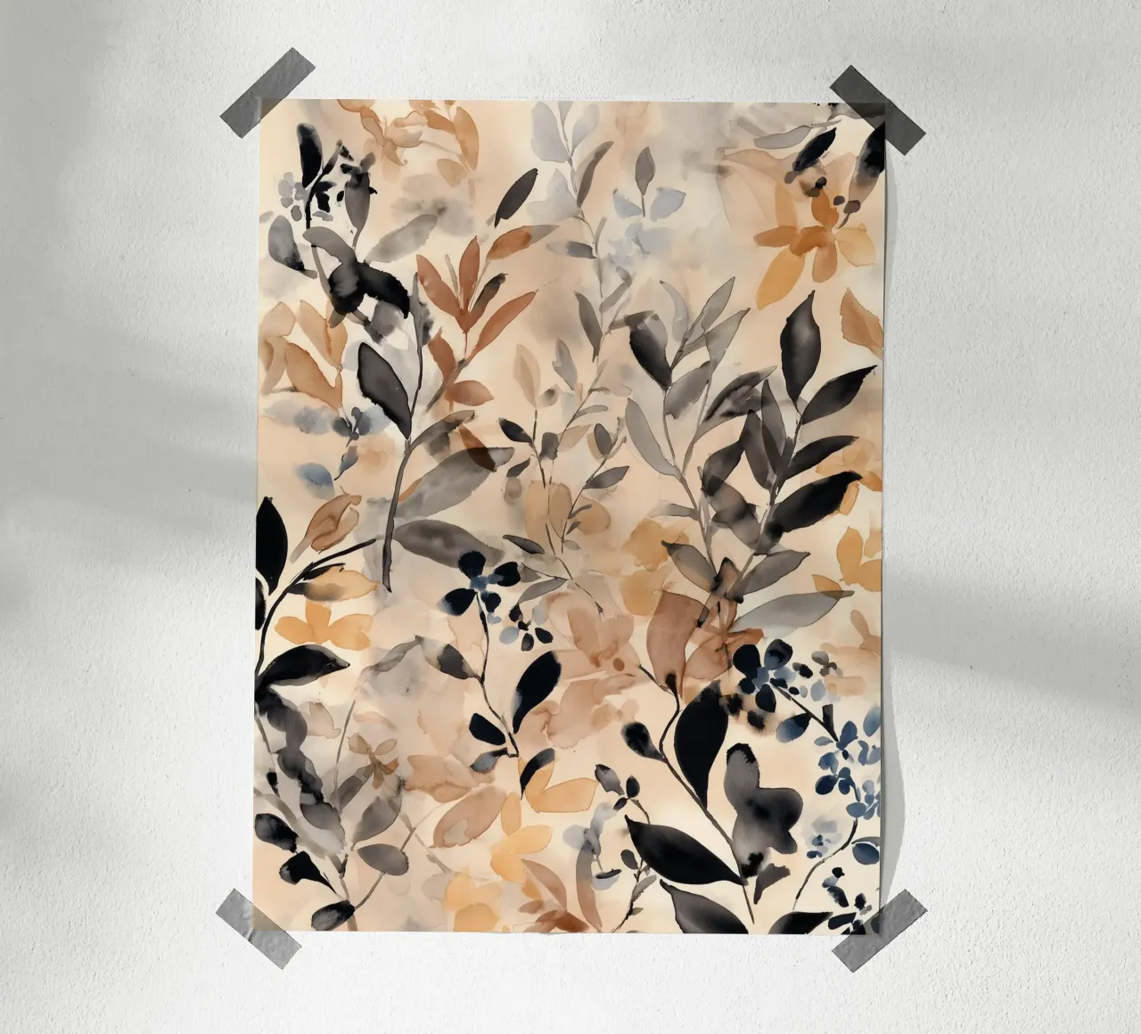 Fogliame di terra poster da Sophia Calder Studio