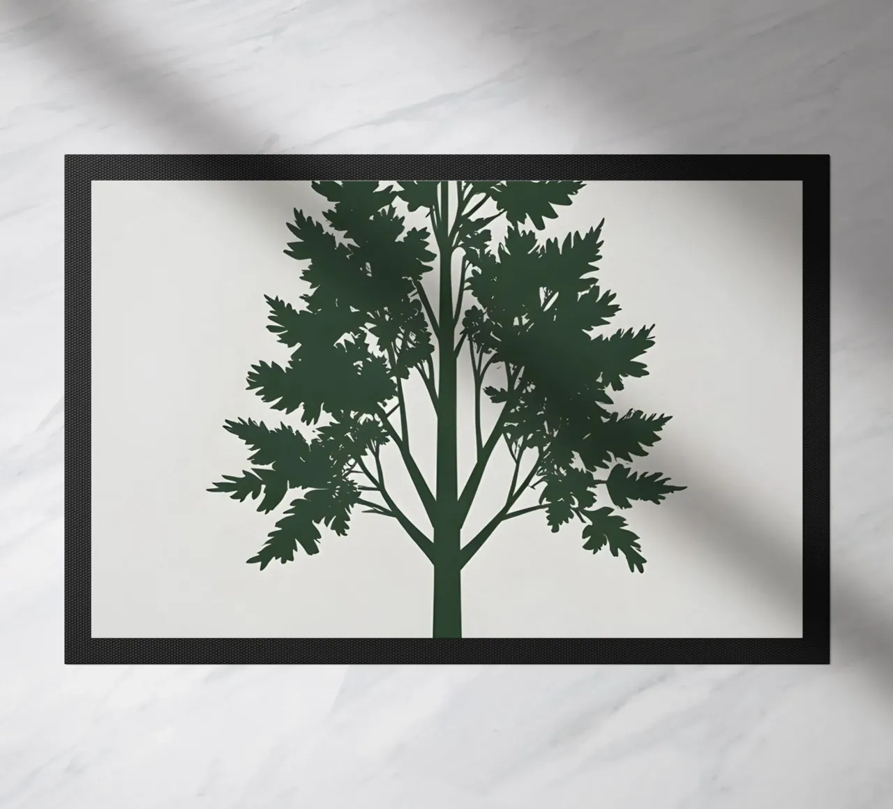 Silhouette di un singolo albero zerbino da Botanical Gallery