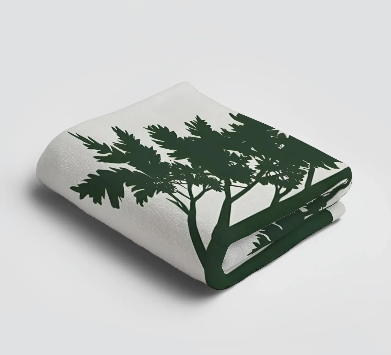 Silhouette di un singolo albero asciugamano da bagno da Botanical Gallery