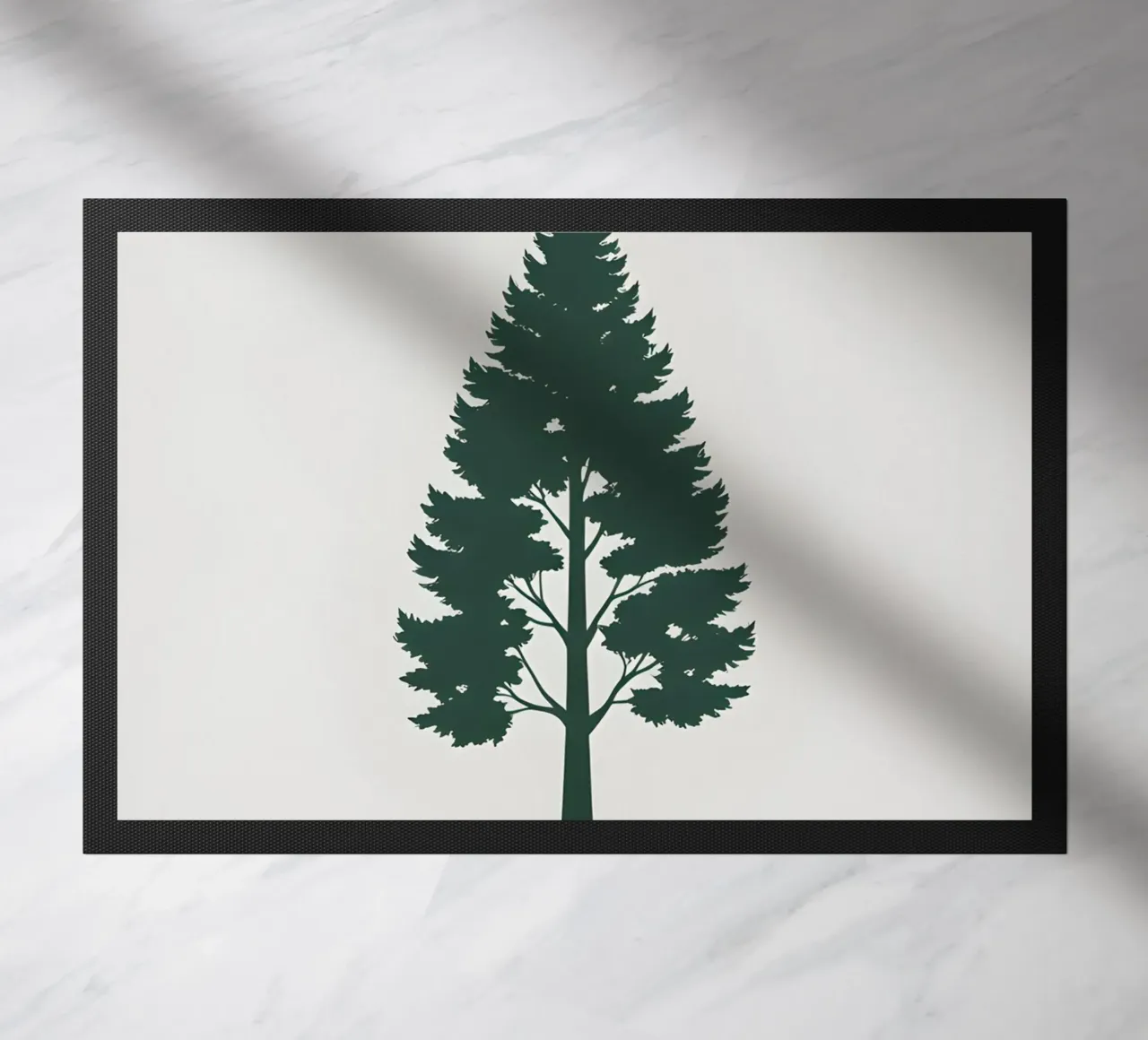Silhouette di un singolo albero zerbino da Botanical Gallery