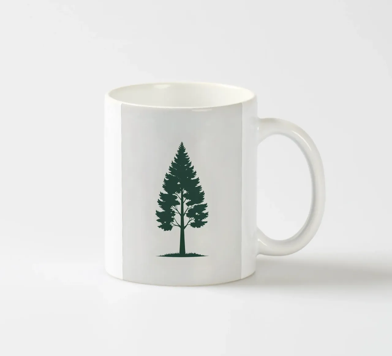 Silhouette di un singolo albero tazza in ceramica da Botanical Gallery