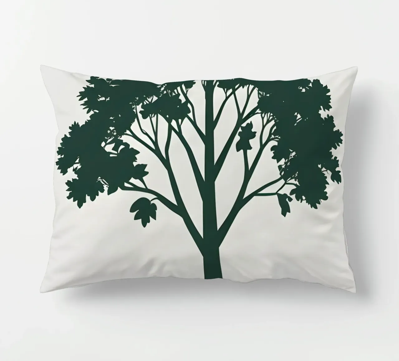 Silhouette di un singolo albero cuscino da Botanical Gallery