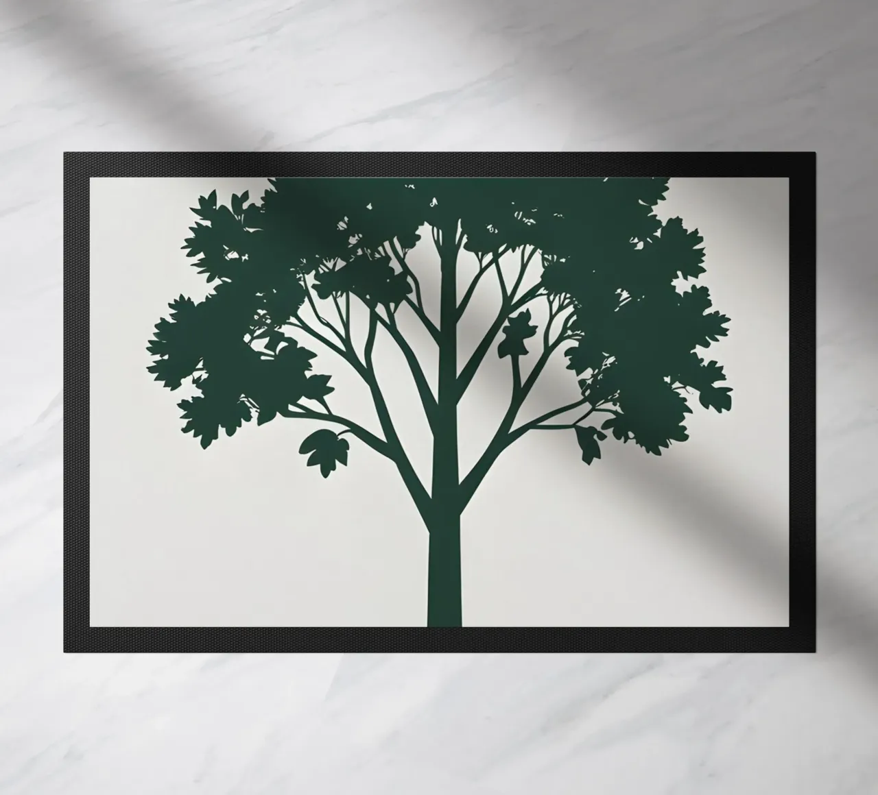 Silhouette di un singolo albero zerbino da Botanical Gallery