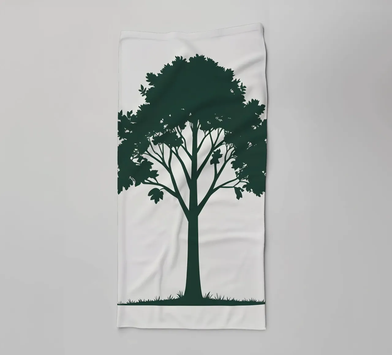 Silhouette di un singolo albero asciugamano da bagno da Botanical Gallery