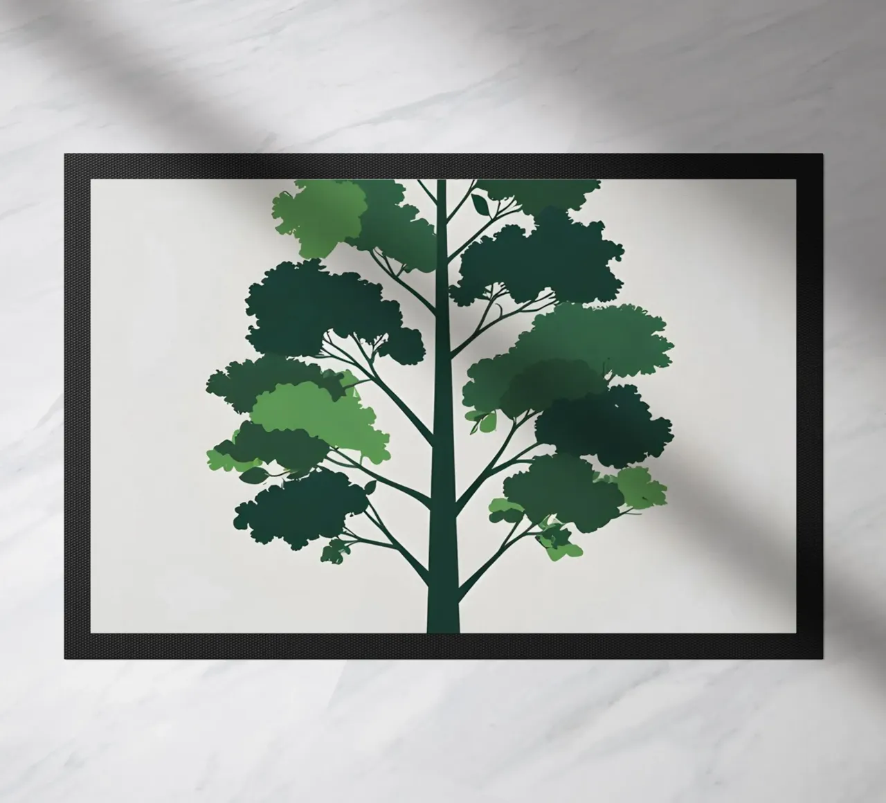 Silhouette di un singolo albero zerbino da Botanical Gallery