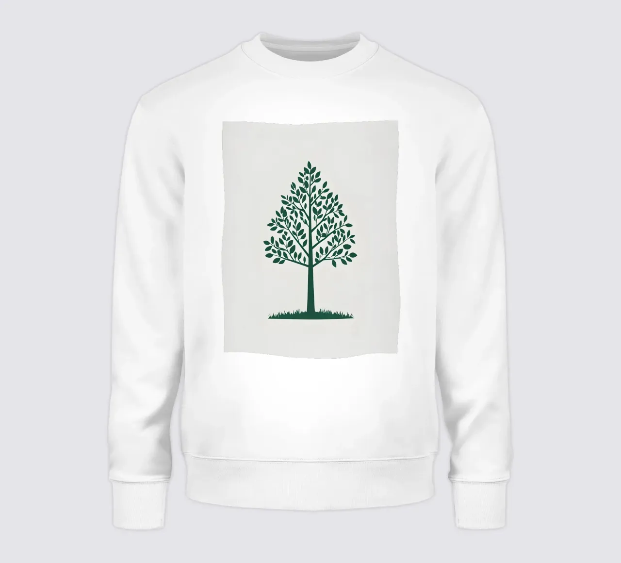Sagoma di un singolo albero felpa da Botanical Gallery