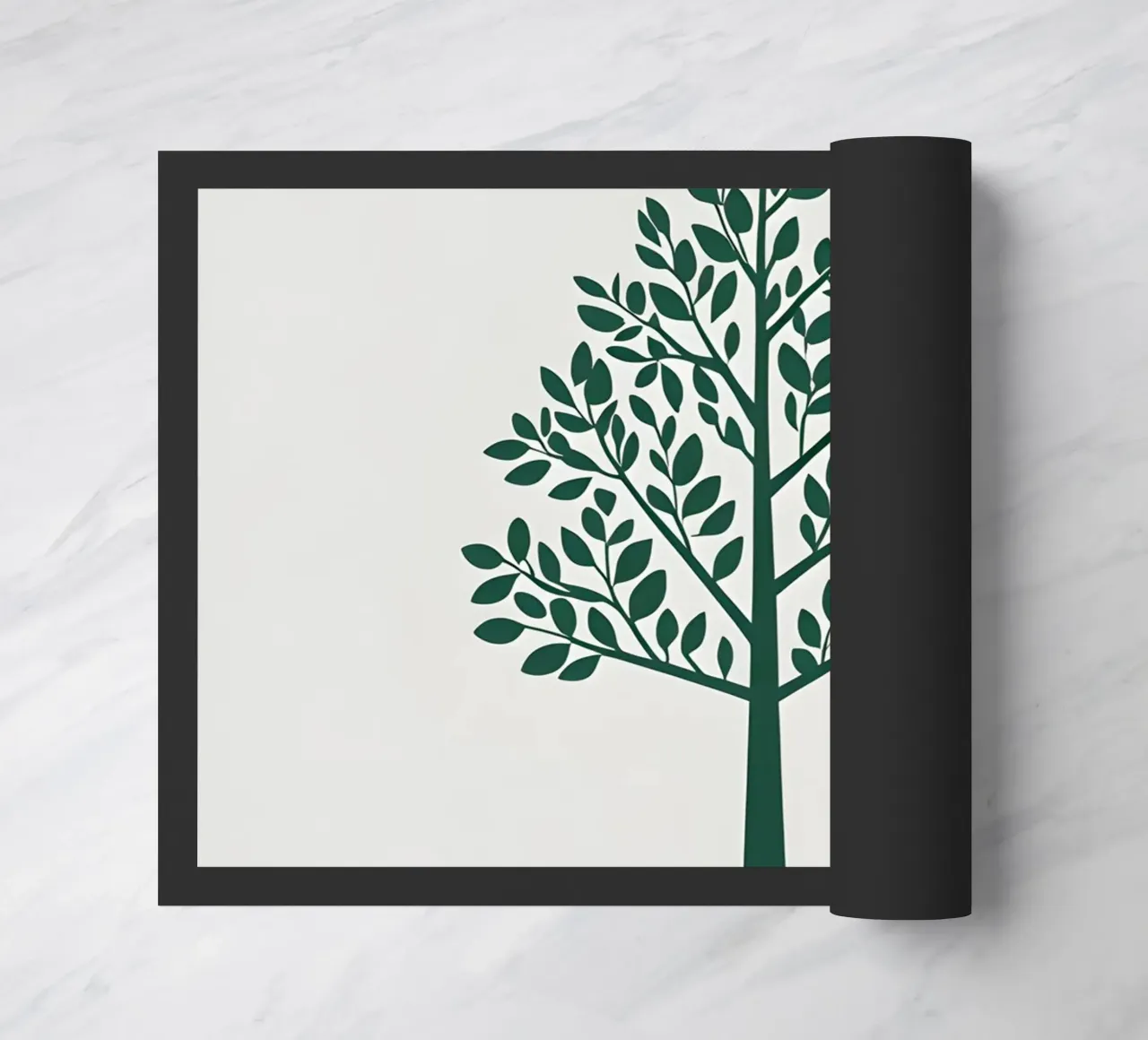 Sagoma di un singolo albero zerbino da Botanical Gallery