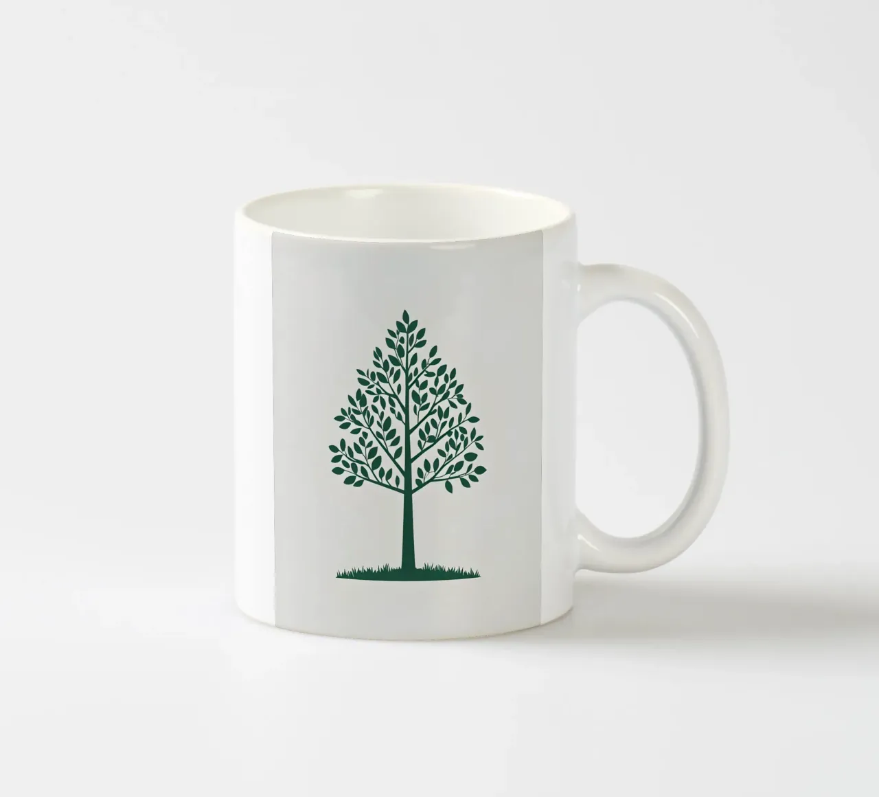 Sagoma di un singolo albero tazza in ceramica da Botanical Gallery