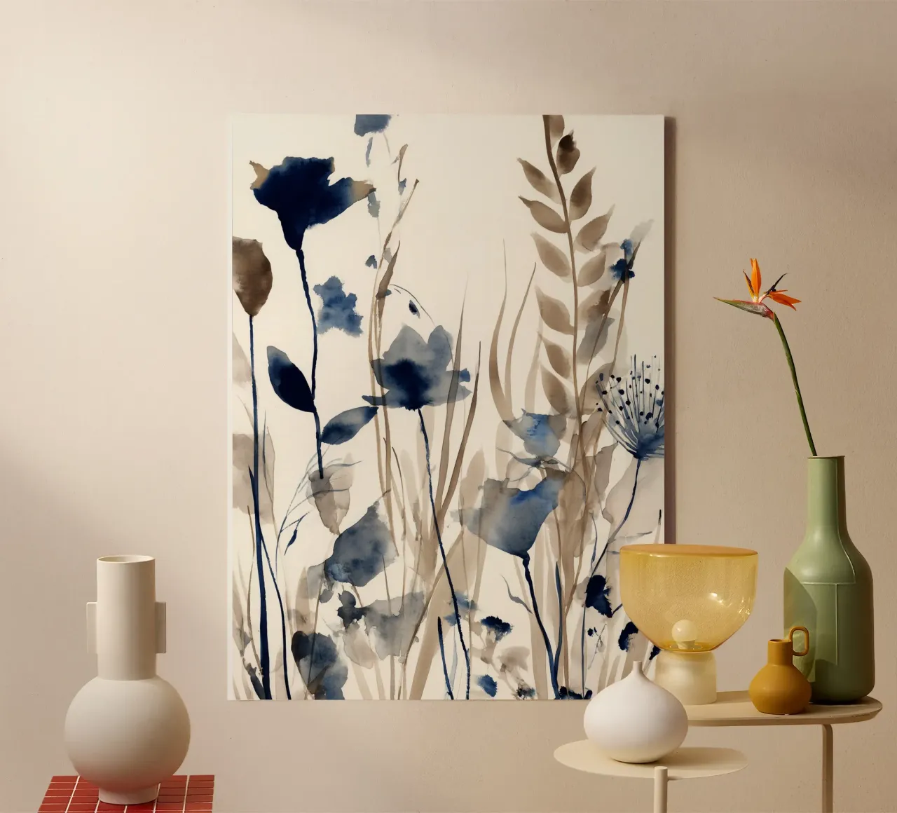 Sagome di campo tela con Cornice a cassetta da Sophia Calder Studio