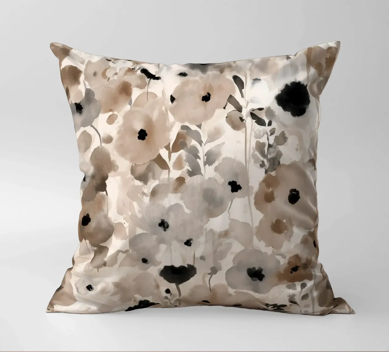 Soft Bloom Field decorative cushion by Sophia Calder Studio