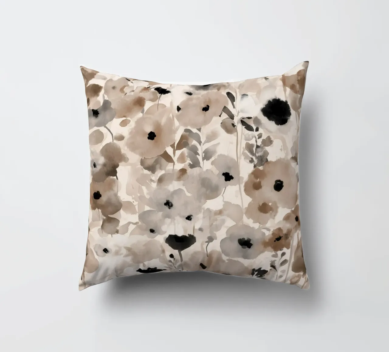 Soft Bloom Field decorative cushion by Sophia Calder Studio