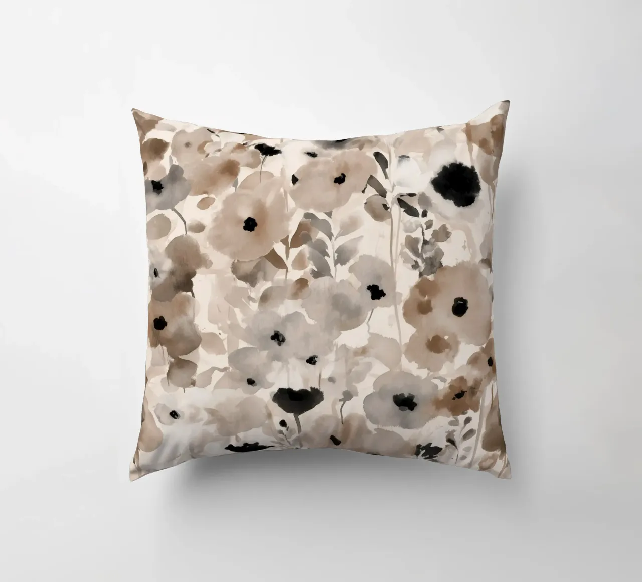Soft Bloom Field decorative cushion by Sophia Calder Studio