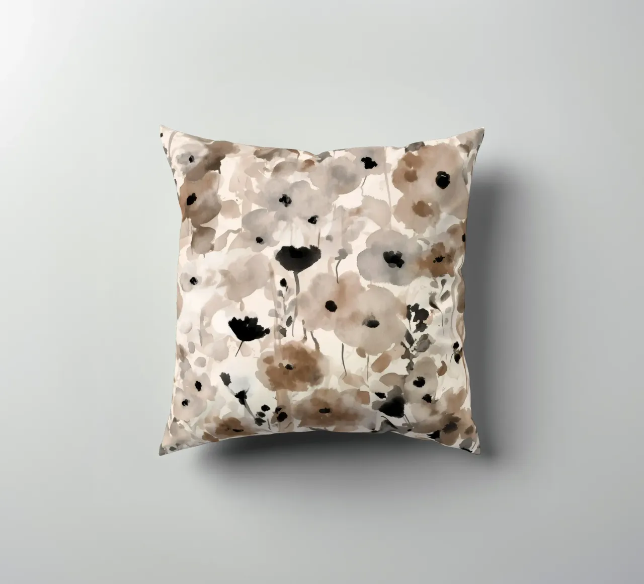 Soft Bloom Field decorative cushion by Sophia Calder Studio
