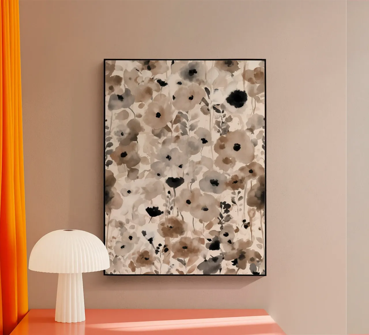 Soft Bloom Field plexiglass da Sophia Calder Studio