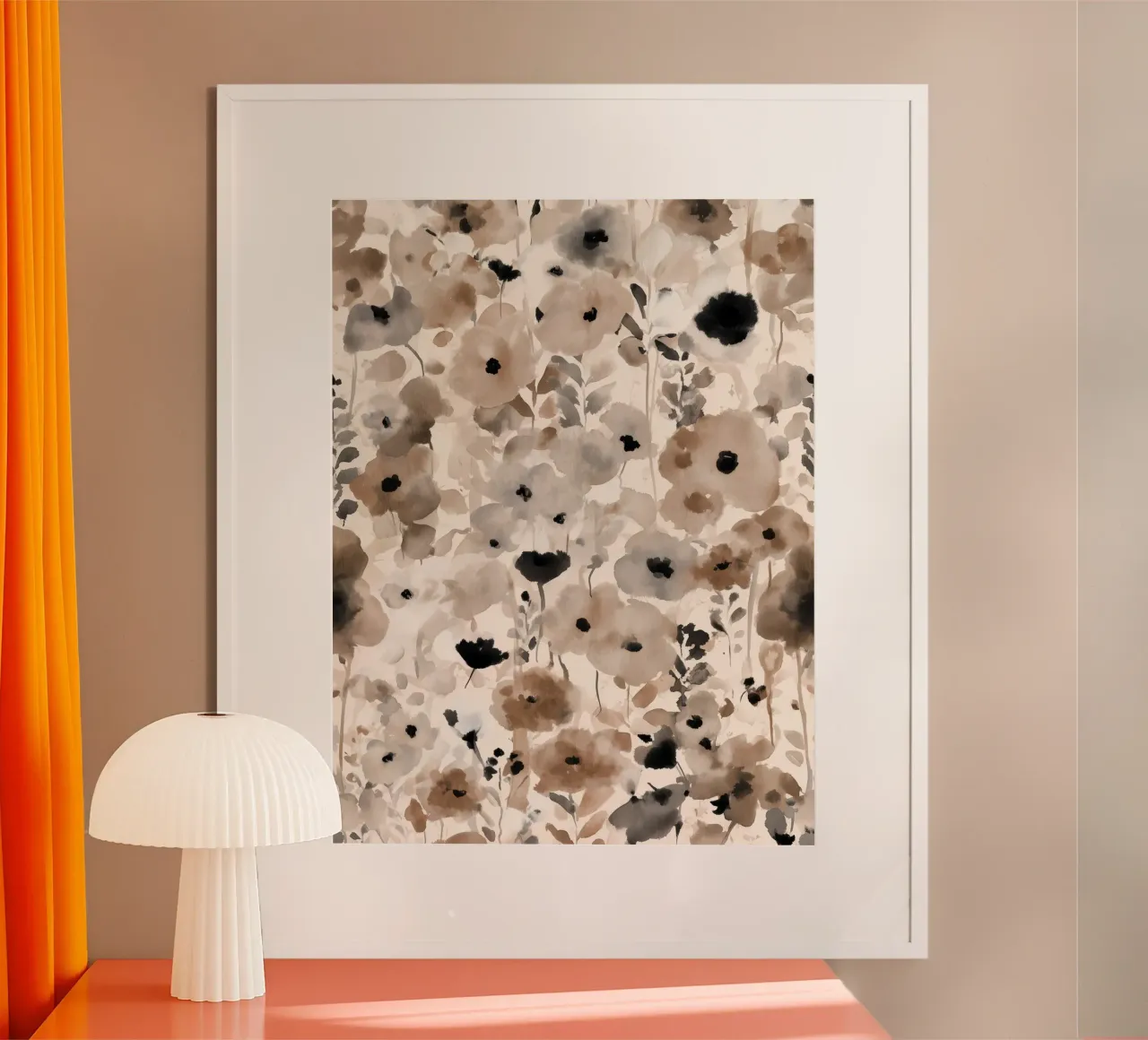 Campo di fioritura morbido poster da Sophia Calder Studio