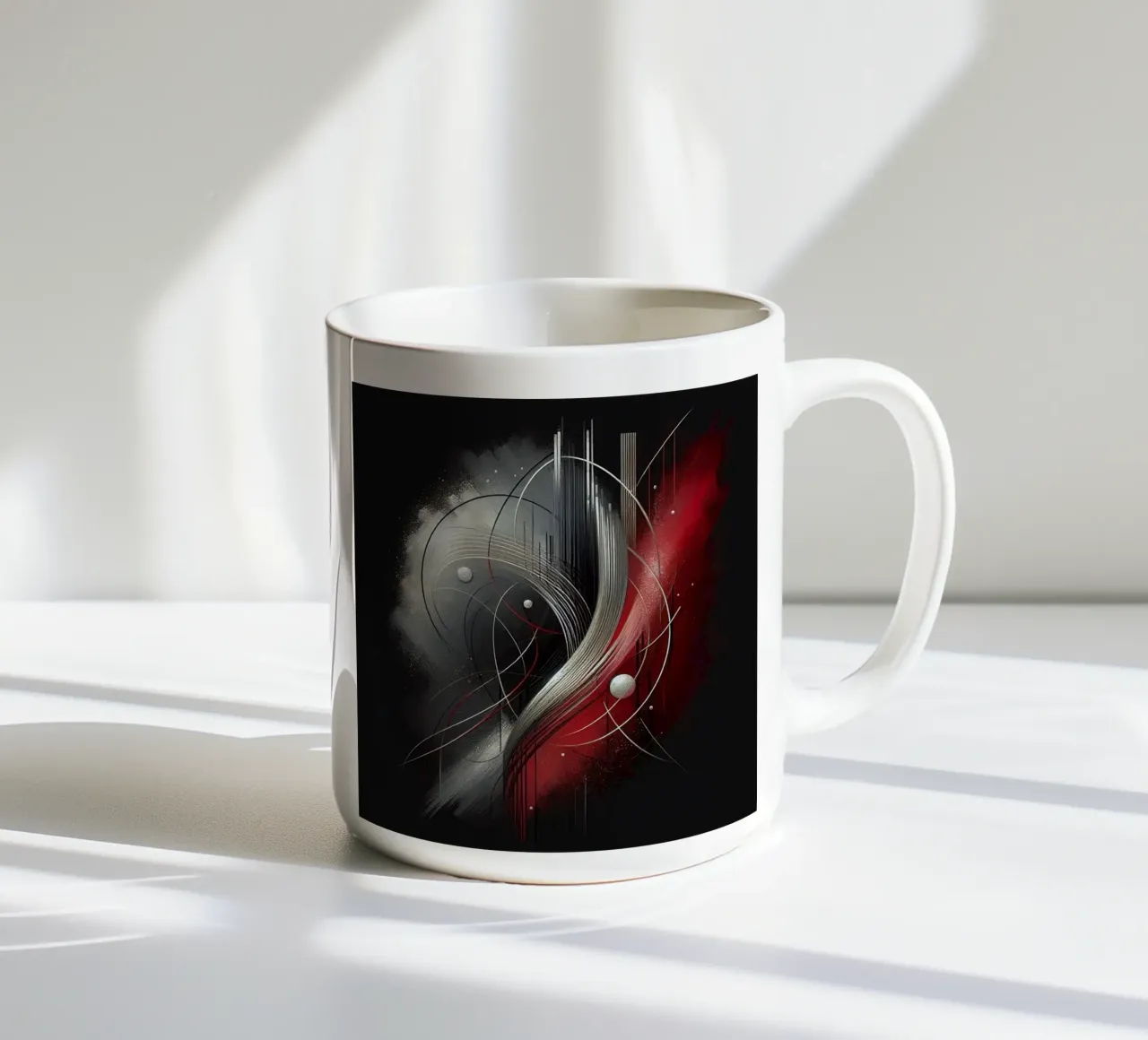 Design astratto tazza in ceramica da BenCoStyle