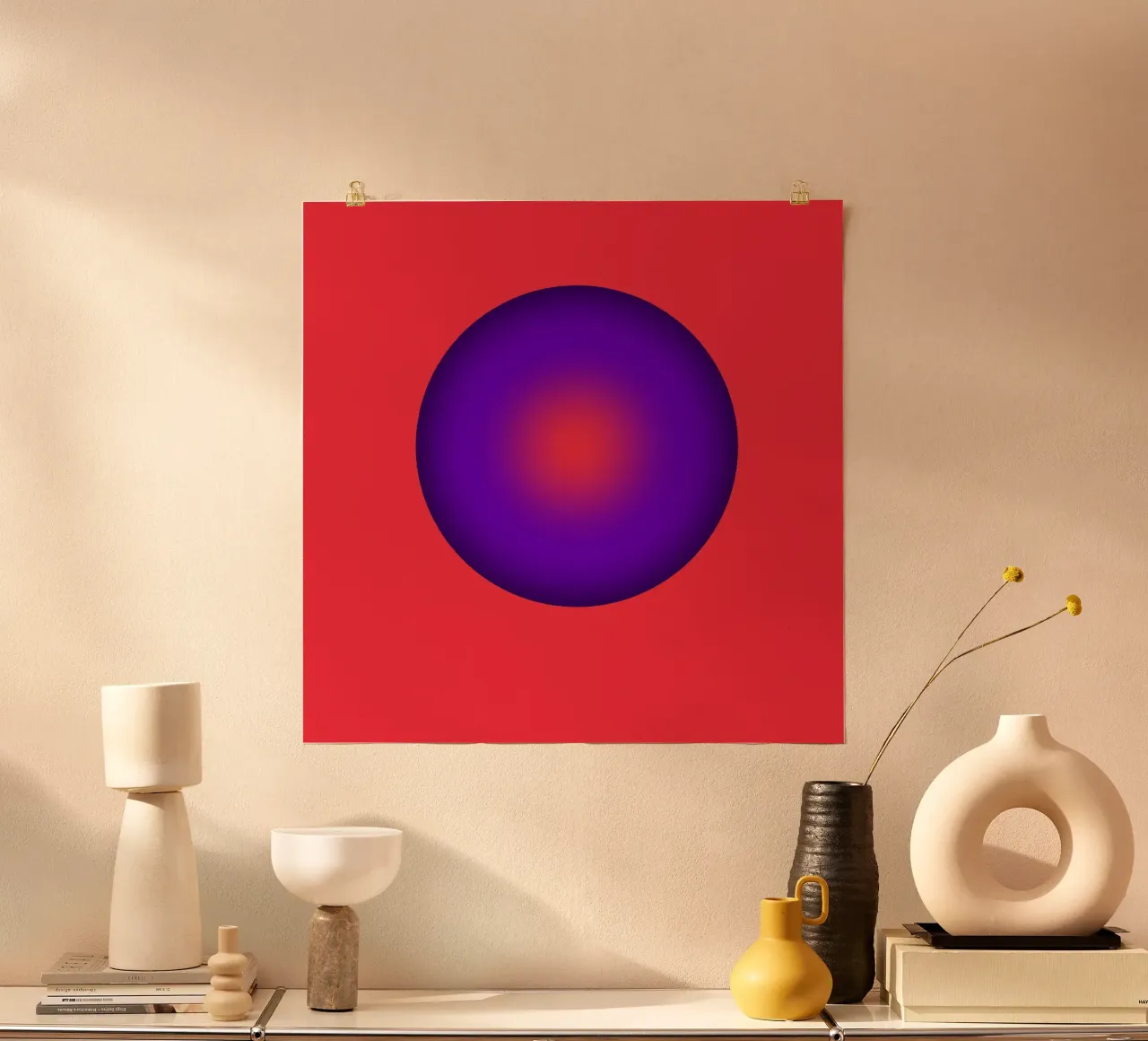 Palla blu poster da BenCoStyle