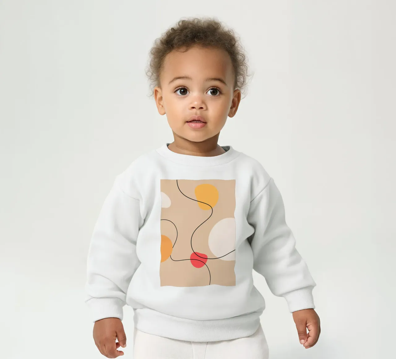 Abstract Art Poster | Modern Digital Print | Minimalist felpa neonato da PrintCessStudio