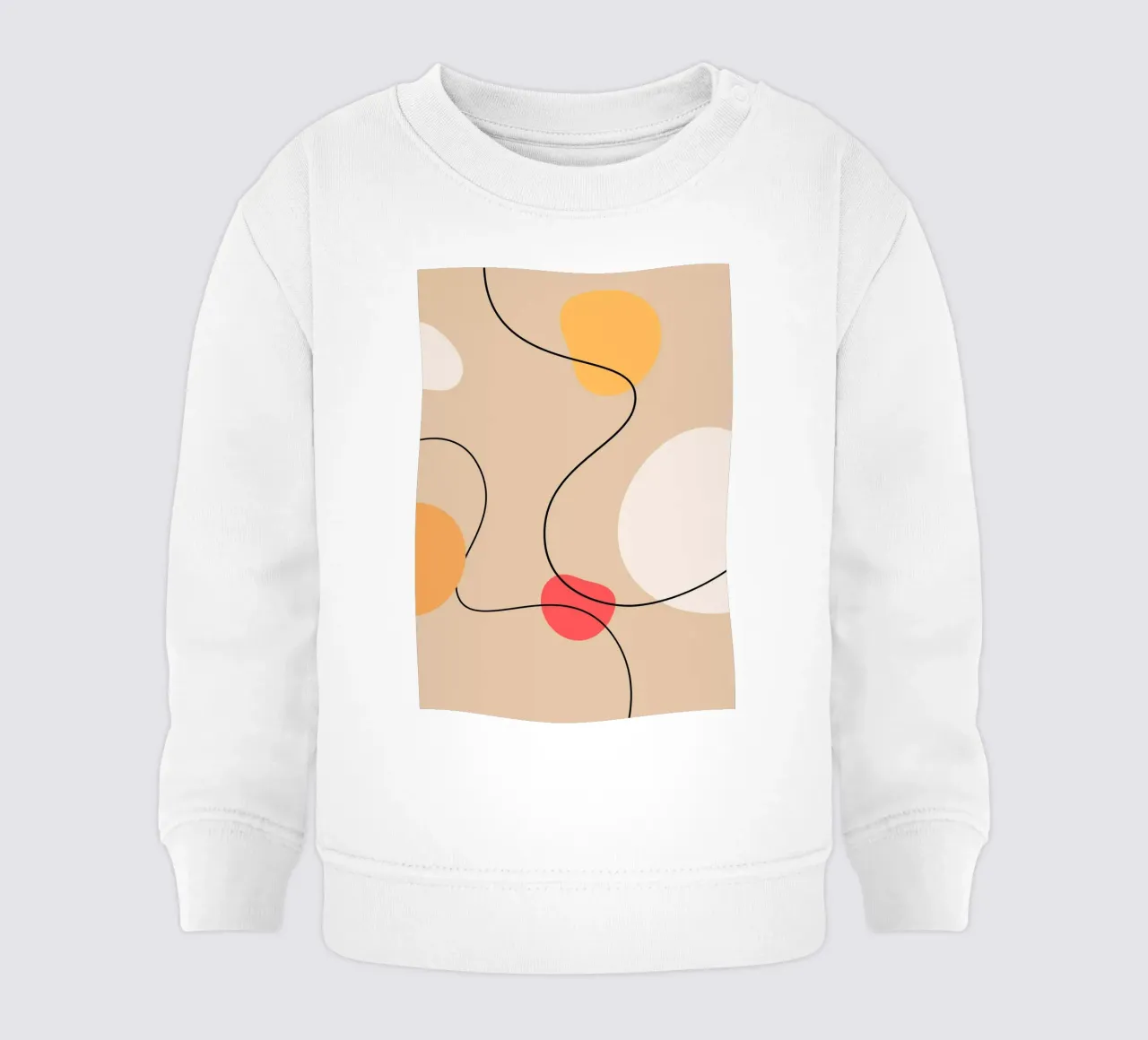 Abstract Art Poster | Modern Digital Print | Minimalist sudadera de bebé de PrintCessStudio