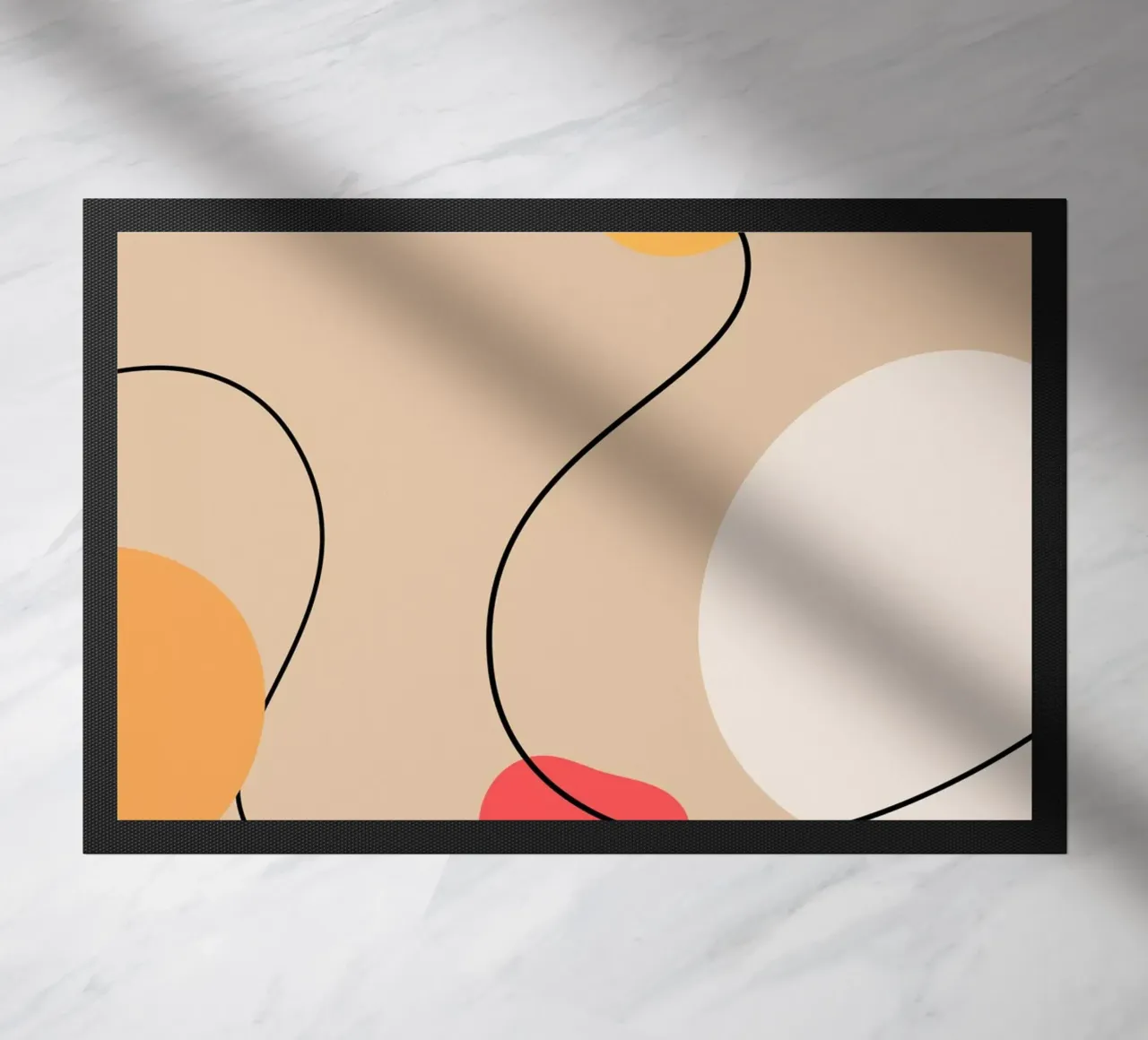 Abstract Art Poster | Modern Digital Print | Minimalist felpudo de PrintCessStudio