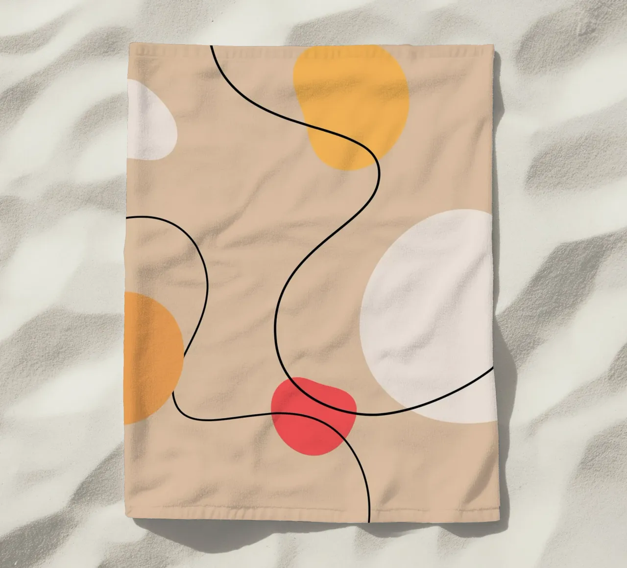 Abstract Art Poster | Modern Digital Print | Minimalist telo mare da PrintCessStudio