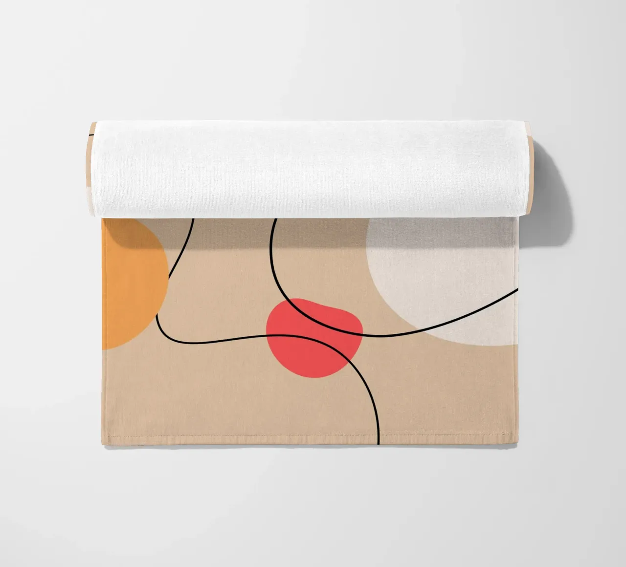 Abstract Art Poster | Modern Digital Print | Minimalist telo mare da PrintCessStudio