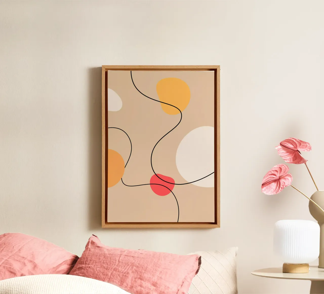 Abstract Art Poster | Modern Digital Print | Minimalist canvas by PrintCessStudio