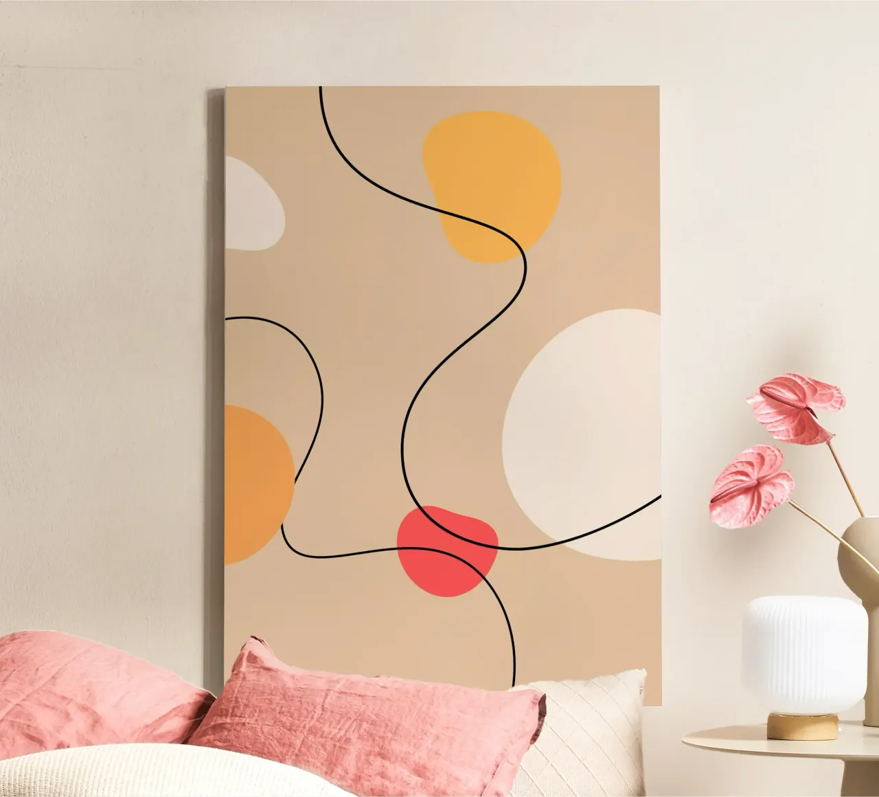 Abstract Art Poster | Modern Digital Print | Minimalist canvas by PrintCessStudio