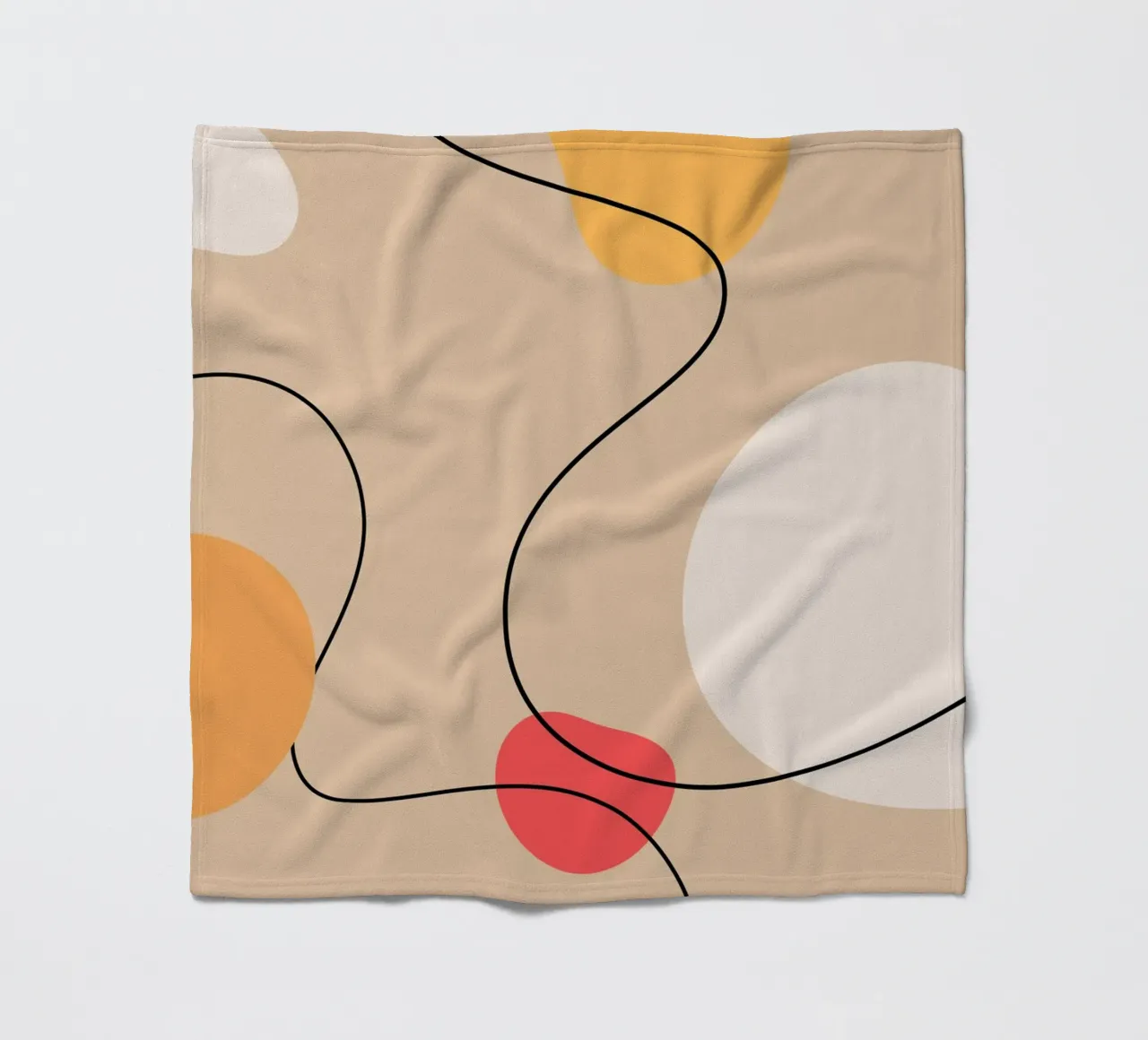 Abstract Art Poster | Modern Digital Print | Minimalist coperta in pile da PrintCessStudio