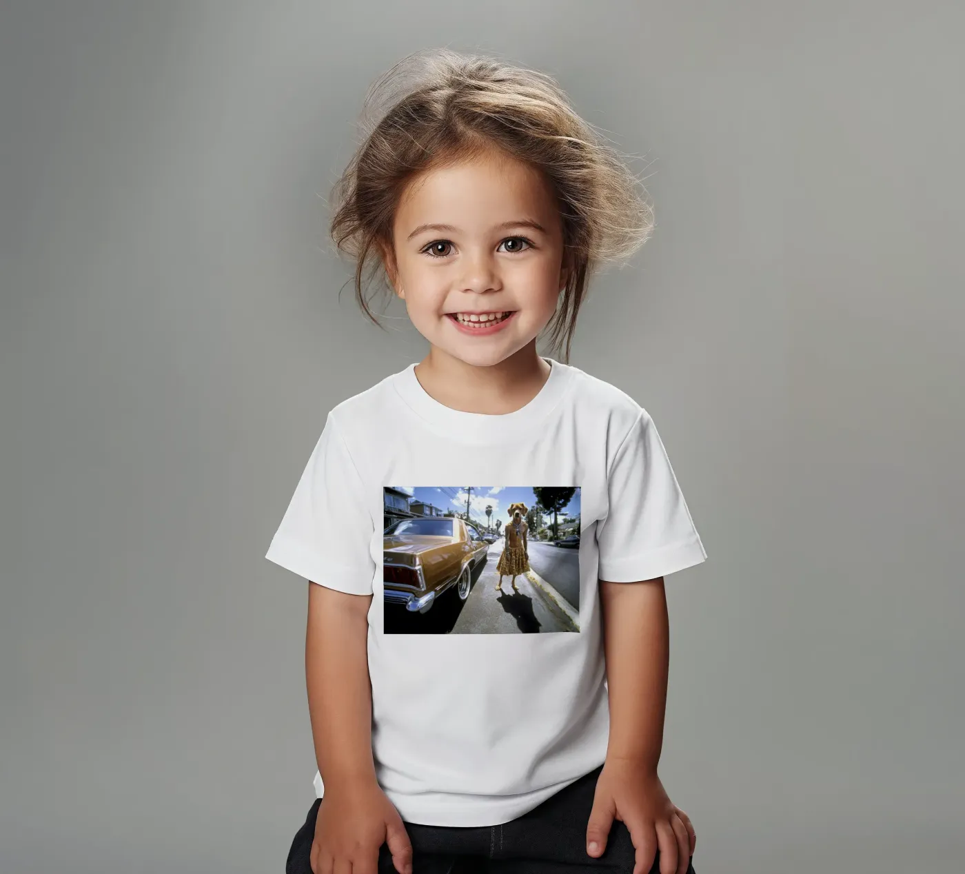 Zack t-shirt bambini da Affiches Chien Originales – Dogland