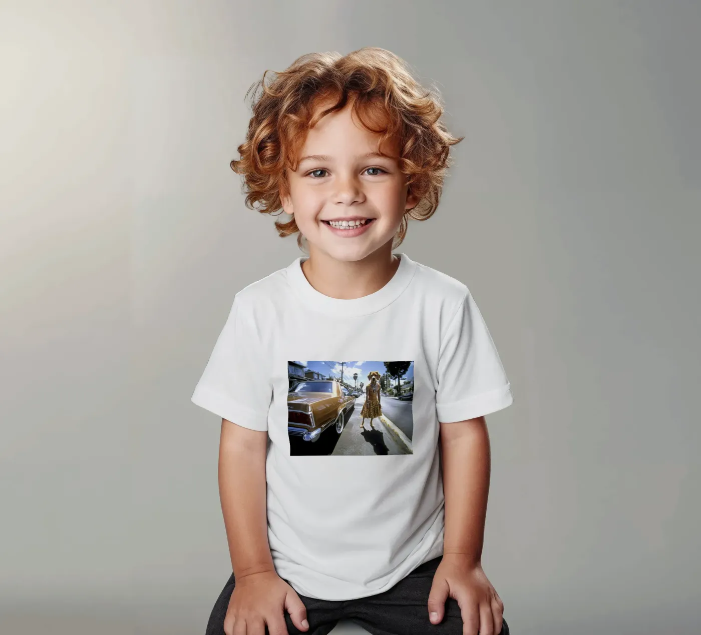 Zack t-shirt bambini da Affiches Chien Originales – Dogland