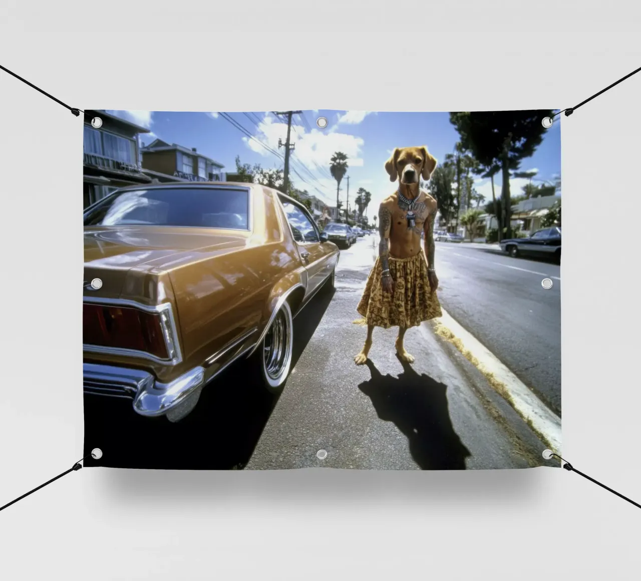 Zack telo in pvc da Affiches Chien Originales – Dogland