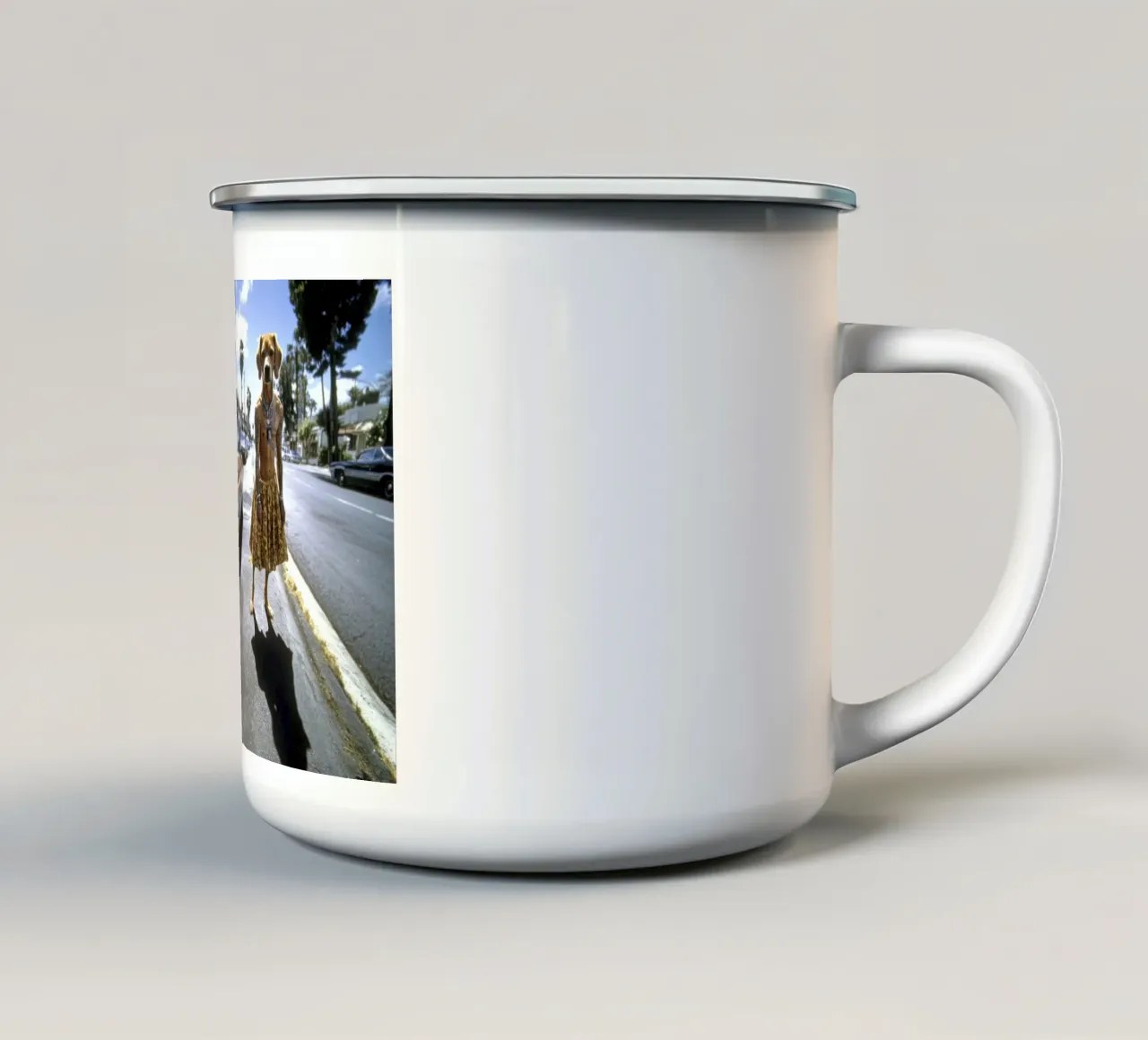 Zack enamel mug by Affiches Chien Originales – Dogland
