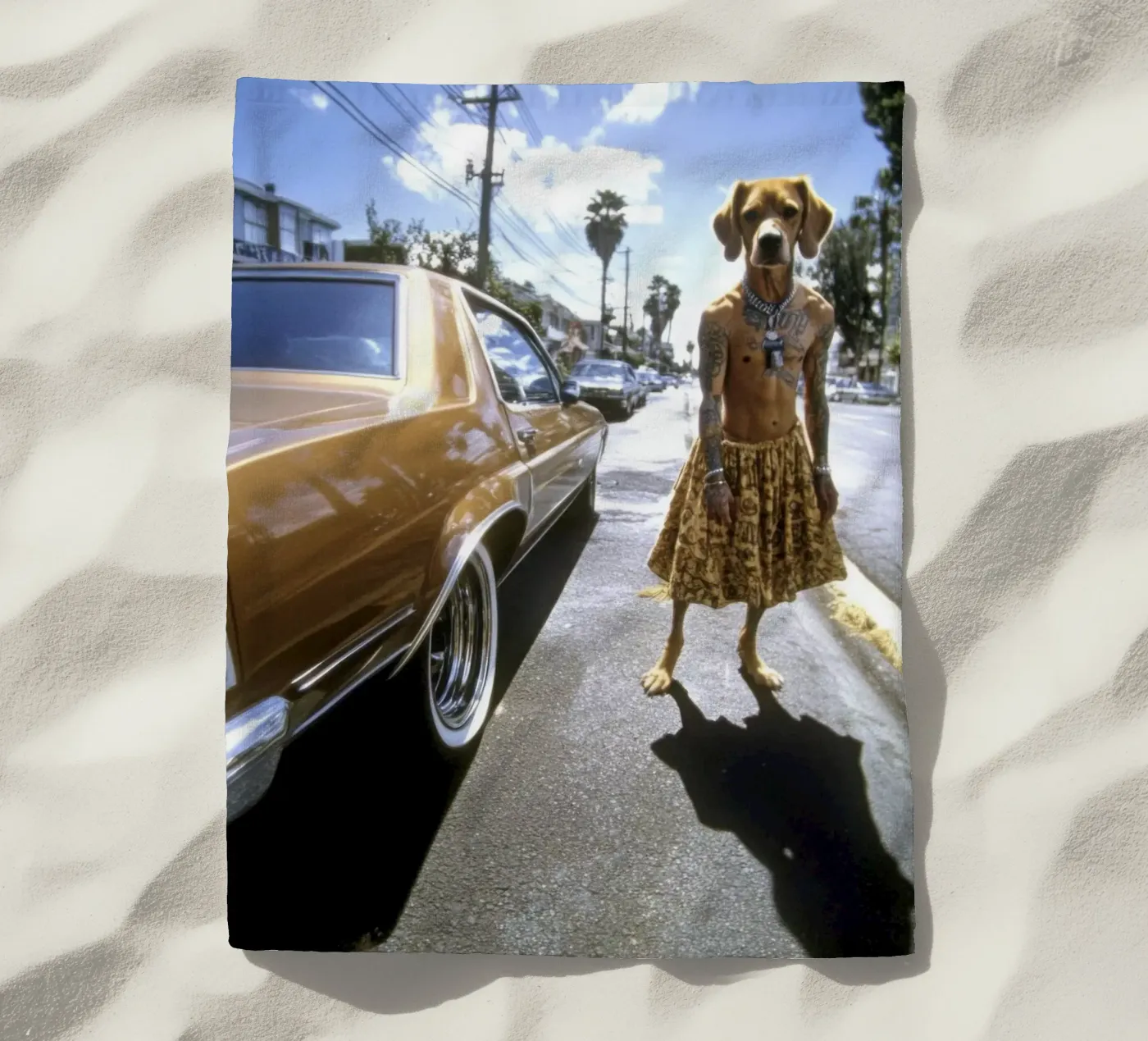 Zack telo mare da Affiches Chien Originales – Dogland