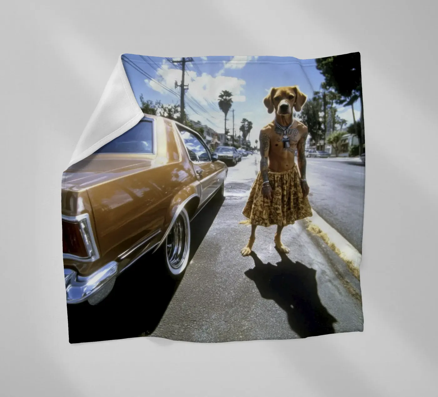 Zack fleecedeken van Affiches Chien Originales – Dogland
