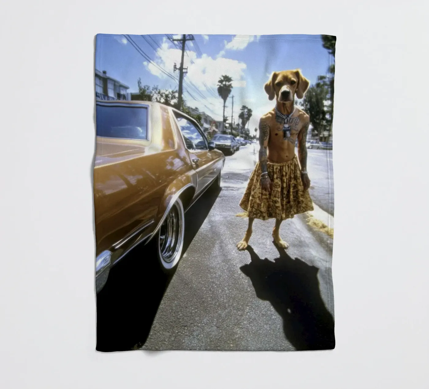 Zack fleecedeken van Affiches Chien Originales – Dogland