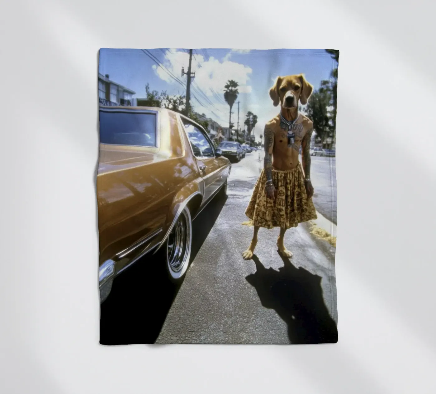 Zack fleecedeken van Affiches Chien Originales – Dogland
